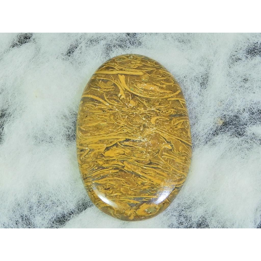 

28X46X05 Natural Marium Jasper Oval Cabochon Loose Gemstone 70Cts. B-135