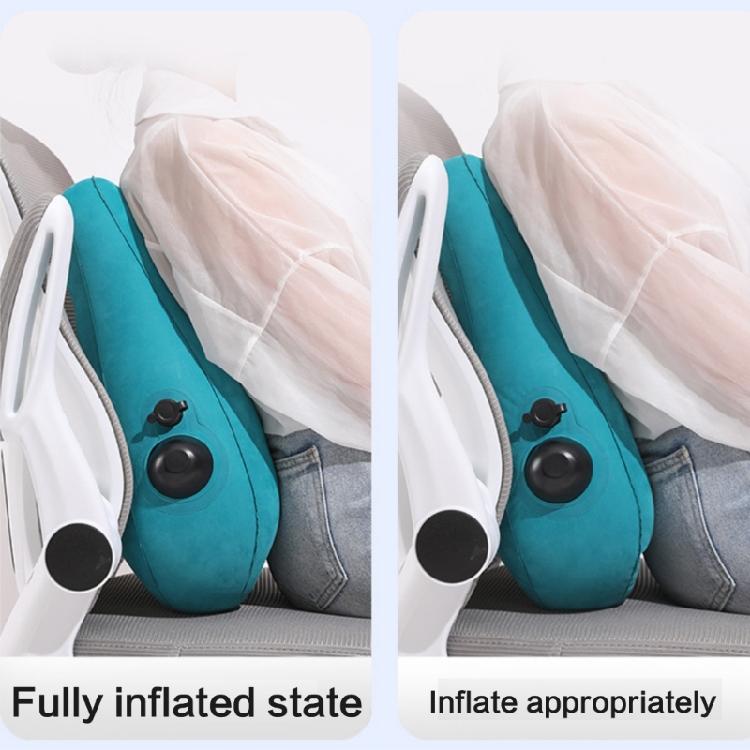 Ergonomic Travel Lumbar Cushions Inflatable Lumbar Pillow with Quick Inflate Feature for Enhances Comfort on travel