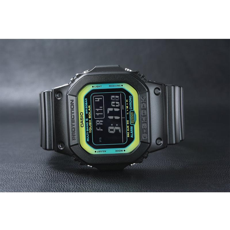 Casio G-SHOCKG-SHOCK theme series, cool and calm small square watch, solar power, six-station radio wave, sports waterproof, quartz GW-M5610LY-1