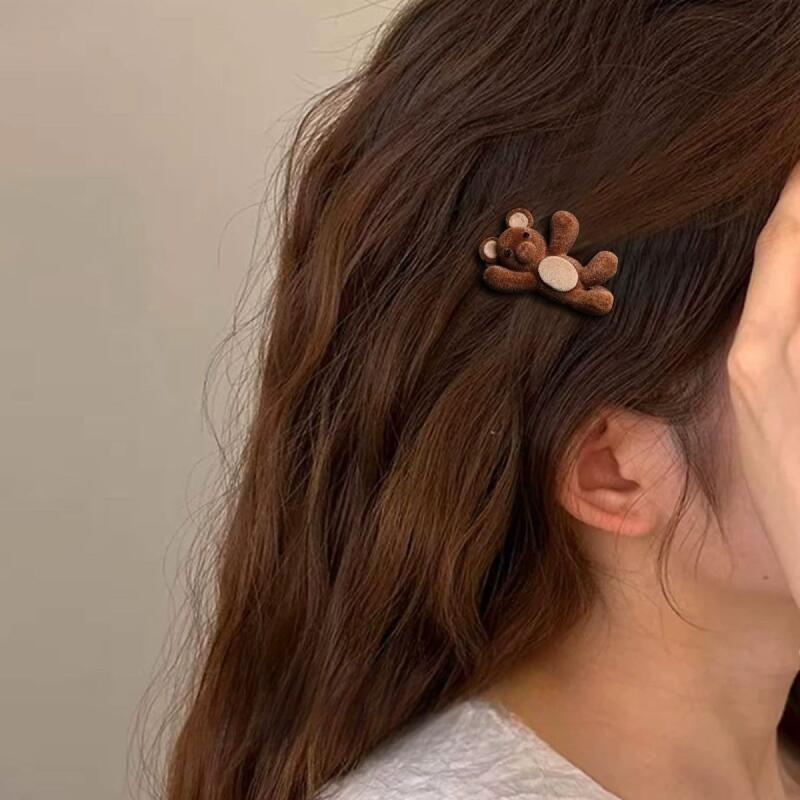 Teddy bear hair clip hair pin hair pin hair clip bear pin pin