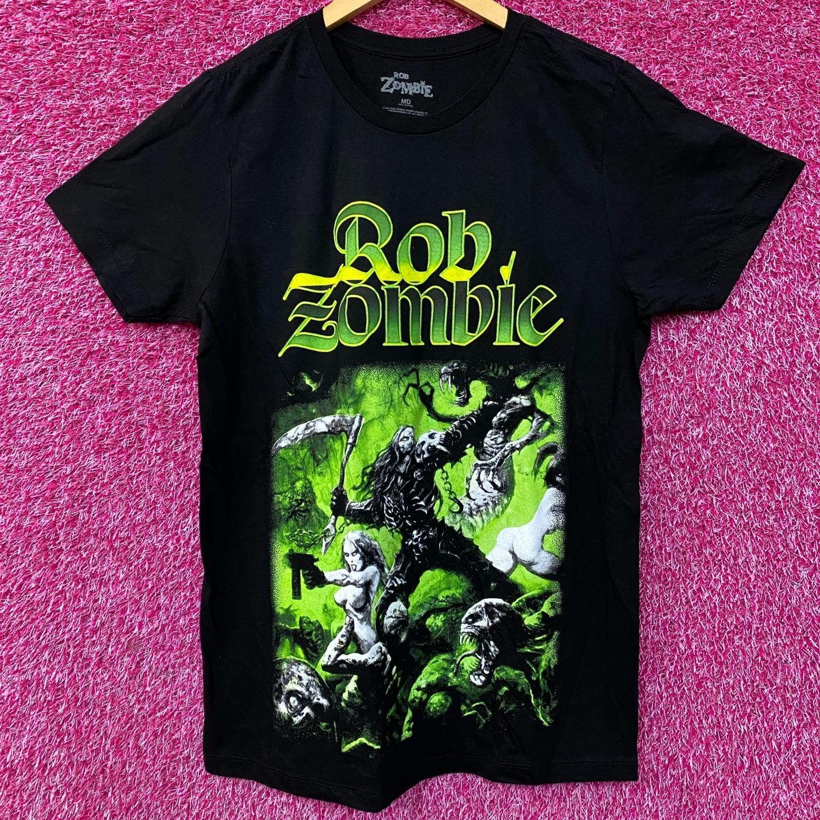 Rob Zombie Death War Graphic Design T-Shirt M
