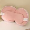 Travel 2-in-1 Neck Pillow Portable Neck Pillow with Eye Mask Zippered Neck Pain Relief Pillow