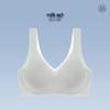Women's Seamless Ice Silk Bra - Small Bust Support, U-Back Design, Thin Straps, Wireless, Summer Cooling.