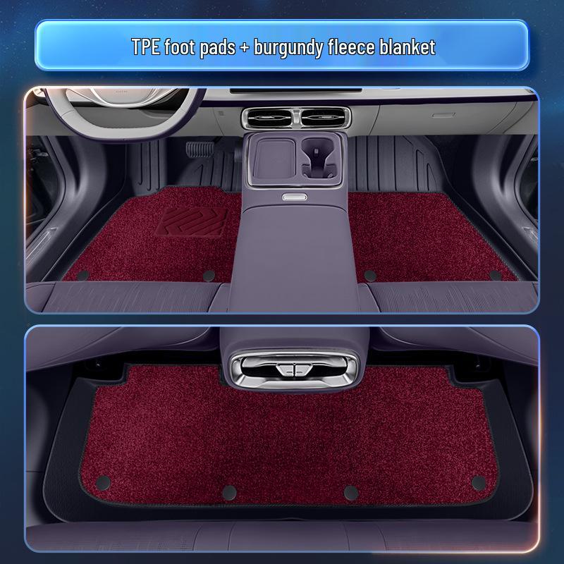 Leapmotor B01 TPE2026 Floor Mats: Custom Five-Seater Car Interior Carpet Accessories