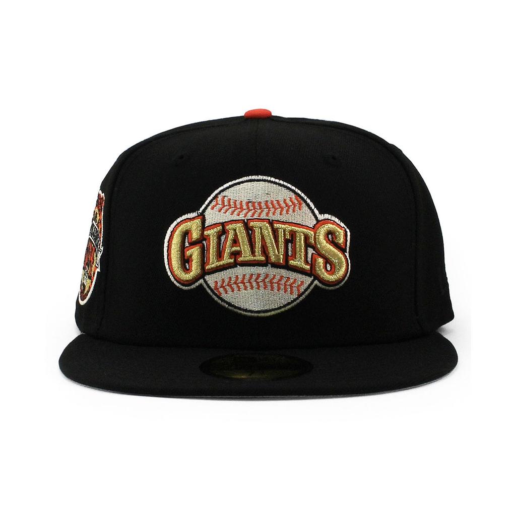 [New Era] Cap 59FIFTY San Francisco Giants MLB 1984 ALL STAR GREY BOTTOM FITTED CAP BLACK SAN FRANCISCO GIANTS 5950 Hat Color Bottom Major League Sz