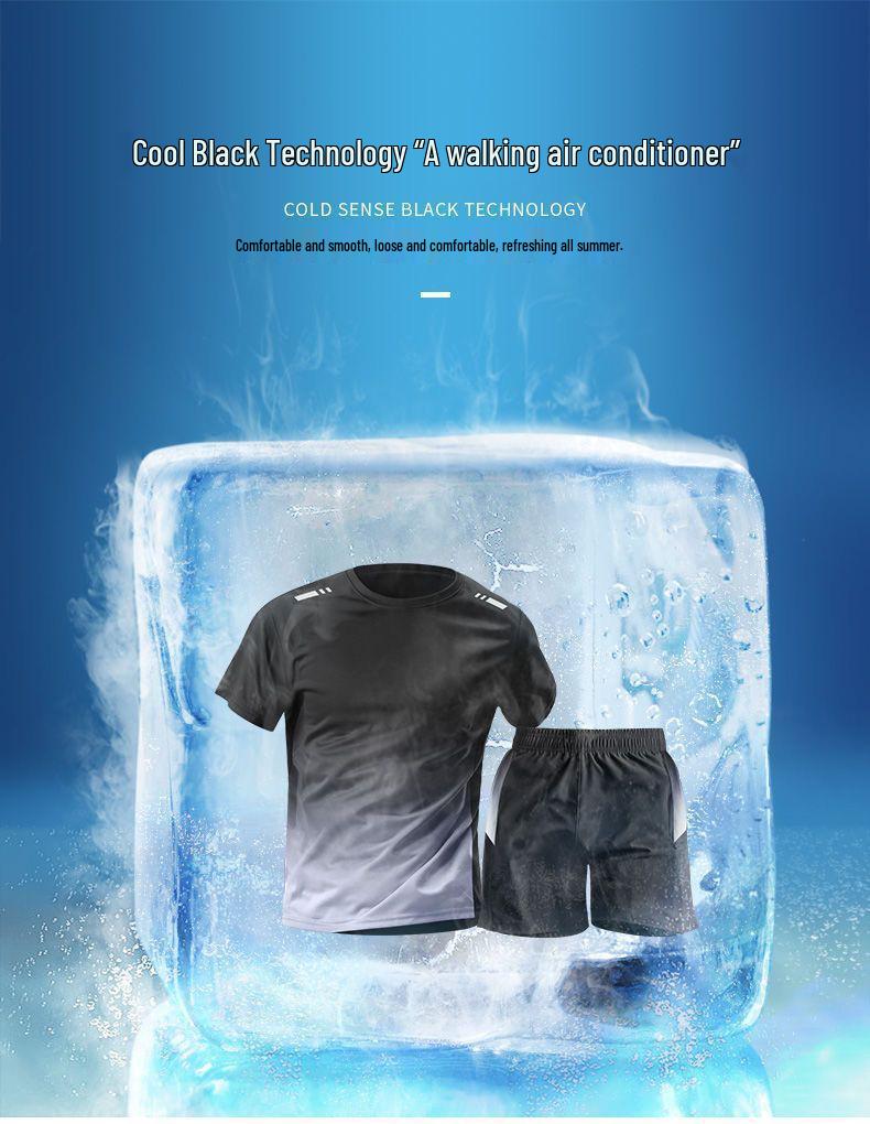 Ice Silk Loose Fit Summer Running T-Shirt