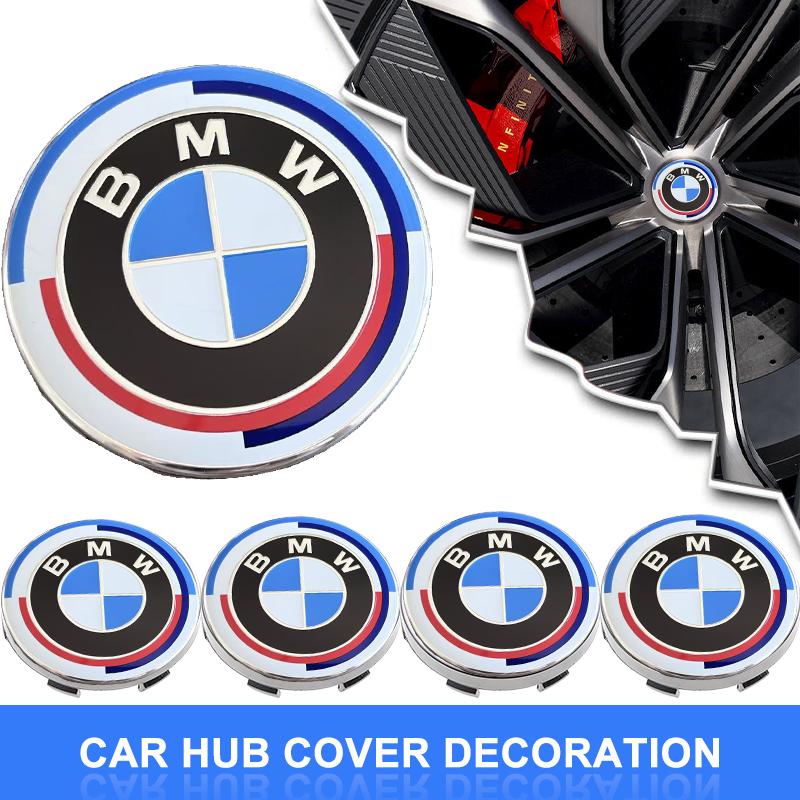 4 Stück 68mm 56mm Felgenmittekappe Radnabendeckel Integrierte Kappe Logo Für BMW E36 E46 E90 E60 E39 F30 F20 X5 E70 E53 G30 E91