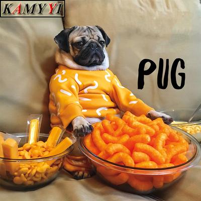 5D gör-det-själv-diamantmålning korsstygn "Söt Lazy Pug Dog" Strassbroderi Heminredning