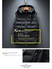 Gilet matelassé en coton style coréen pour homme - Mode Printemps, Automne, Hiver