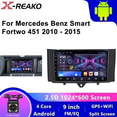 2DIN inteligentní systém do auta Android Auto Pro Smart Fortwo 451 2010-2015 multimediální přehrávač DSP Carplay GPS navi Stereo obrazovka