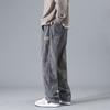 Men's Corduroy Pants: Loose Straight Wide-Leg Sweatpants for Spring & Autumn, Winter Sports Casual Long Trousers