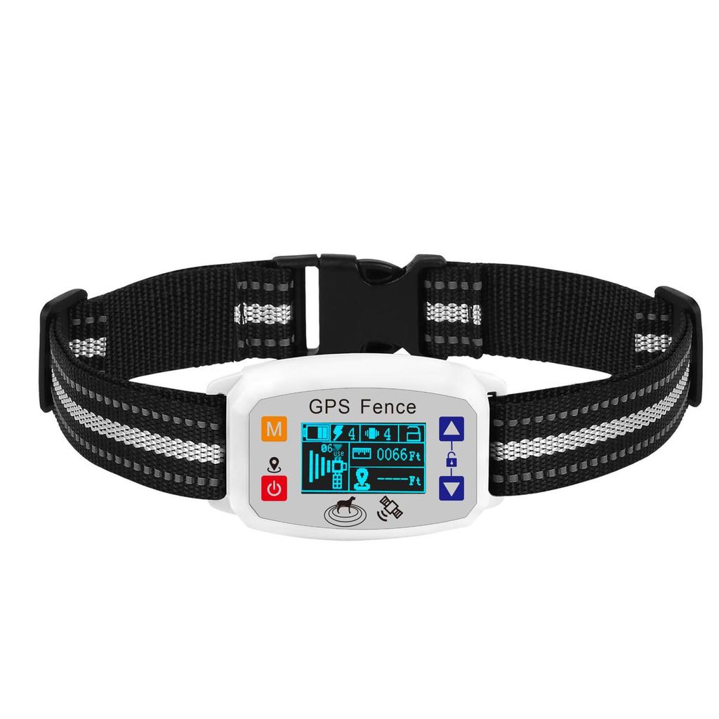 Cross-Border GPS Dog Fence & Training Device - Waterproof Anti-Barking Shock Collar