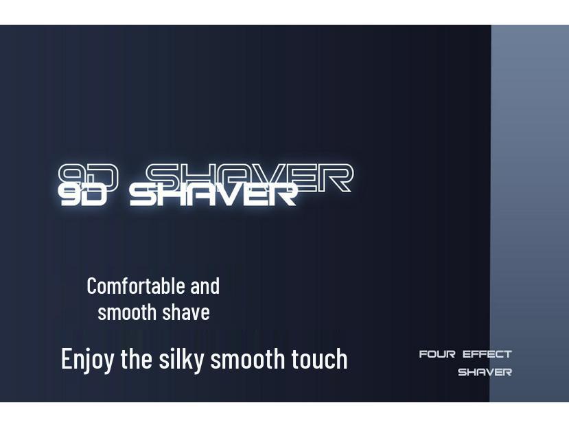 Magnetic Blade Head Electric Shaver: Washable, Fast Charging, Multi-functional Men's Beard Trimmer