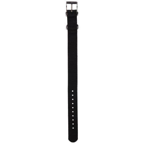Timex Women's Single Layer 16mm Slip-Through Strap, Black
