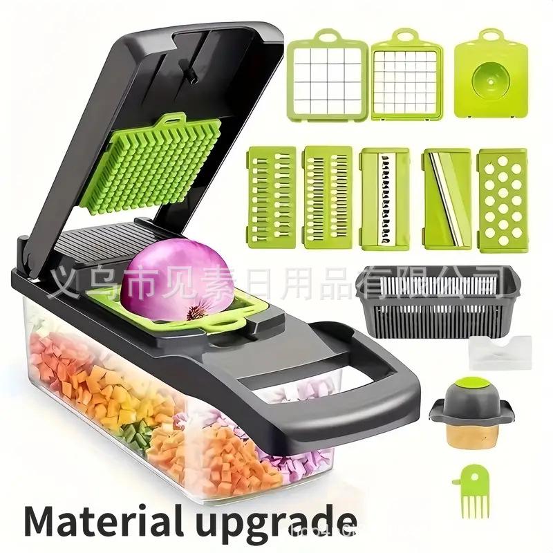 

Multi-Functional Vegetable Cutter & Slicer: Essential Kitchen Tool for Dicing, Shredding, and Grating