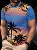 Tropischer Gorilla Wassermelone Grafik Herren T-Shirts Lustiger Tierprint Streetwear Oversized Lässig Sommer T-Shirt Mode Oberteil Kleidung