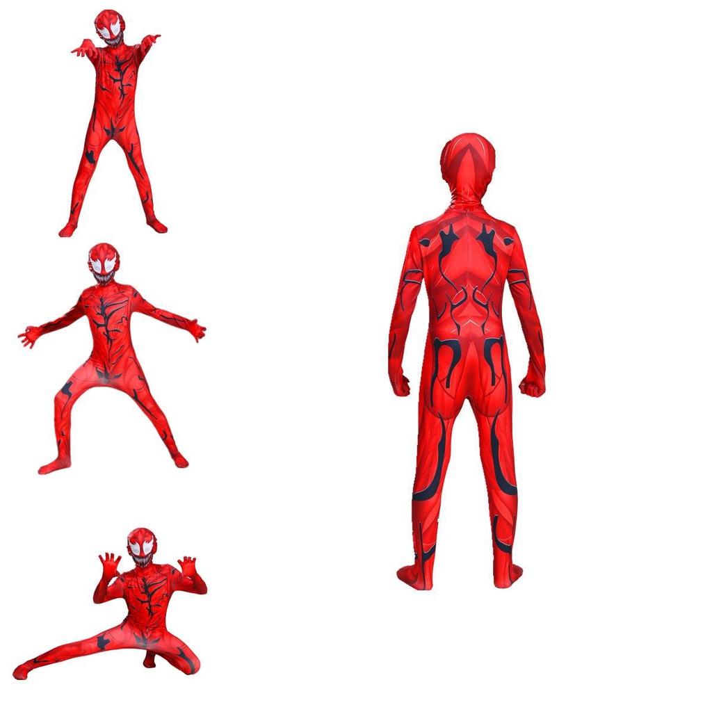 Venom Let There Be Carnage Jumpsuit Cletus Kasady Cosplay For Adult And Kids