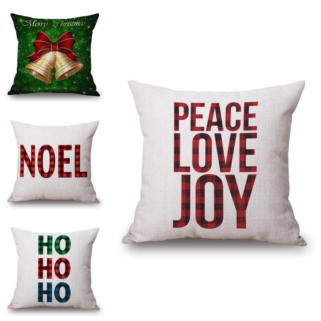 Classic Merry Christmas Xmas Gift Designed Throw Pillow Case Cover Cushion 18 X 18 Inch Ideal For Holiday Cheer And Comfort