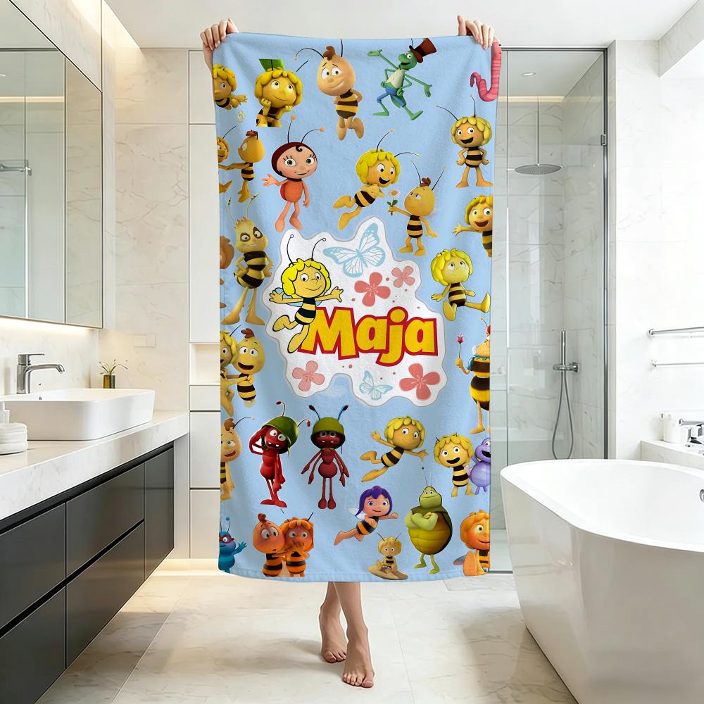 Asciugamano Carino M-Maya l'Ape Qualità Hotel Cinque Stelle Eco-Friendly Ultra Morbido Spesso Asciugamani da Bagno e da Spiaggia