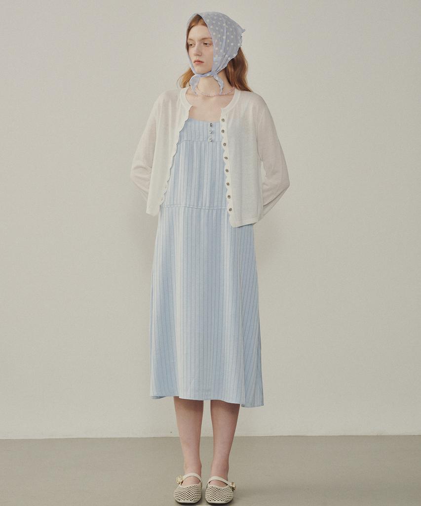 Melly And Rose Santa Monica Satin Dress (315301)_Blue