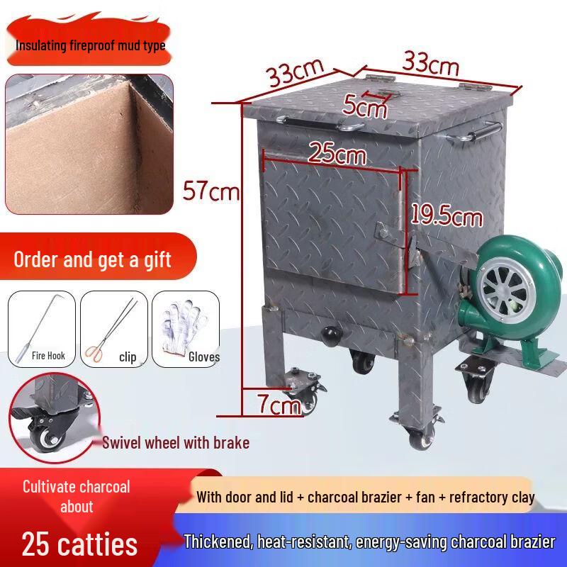 Commercial Charcoal Curing & Ignition Furnace