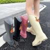 Rain Shoes Women's Fashion New Water Shoes Adult Non-slip Warm High Rain Boots Equestrian Rhapsody Water Boots
