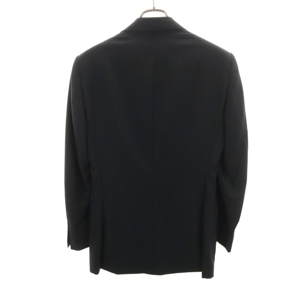 Ralph Lauren Striped Pattern Tailored Jacket 36 Black Men's Used