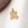 European-American Trend Zirconia Necklace with Inlaid Full Diamond 26-Letter Alloy Women's Pendant
