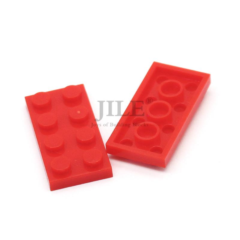 50Pcs Moc Compatible 3020 Plate 2X4 Bricks Colorful Building Blocks Educational Assembles Particles Accessories Toy City