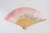 Folding Fan with Fan Gift Box Made in Japan [Hasegawa] Women's Case, Included, (Morning Glory)
