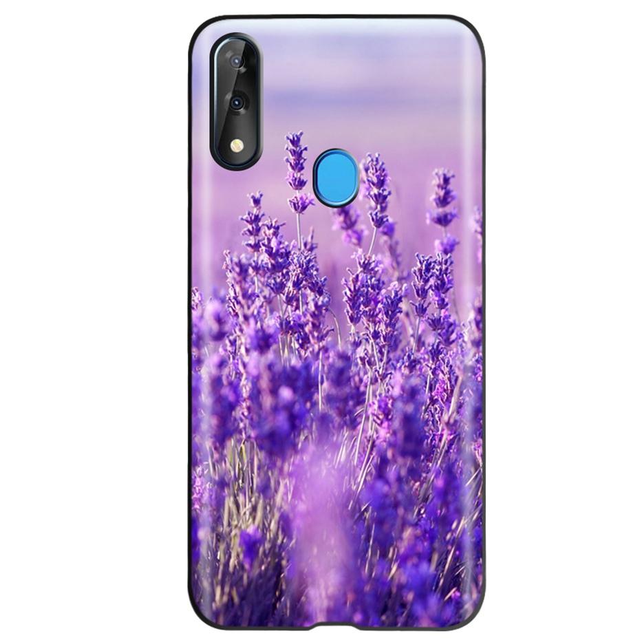 Etui do ZTE Blade V10 Modny Wzór Kwiatowy Serce Etui na Telefon do ZTE Blade V10 Vita V 10 Czarne Silikonowe Miękkie TPU Zderzak