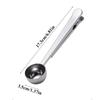 Two-in-one Stainless Steel Coffee Spoon Sealing Clip Kitchen Gold Accessories Recipient Cafe Expresso Cucharilla Decoration