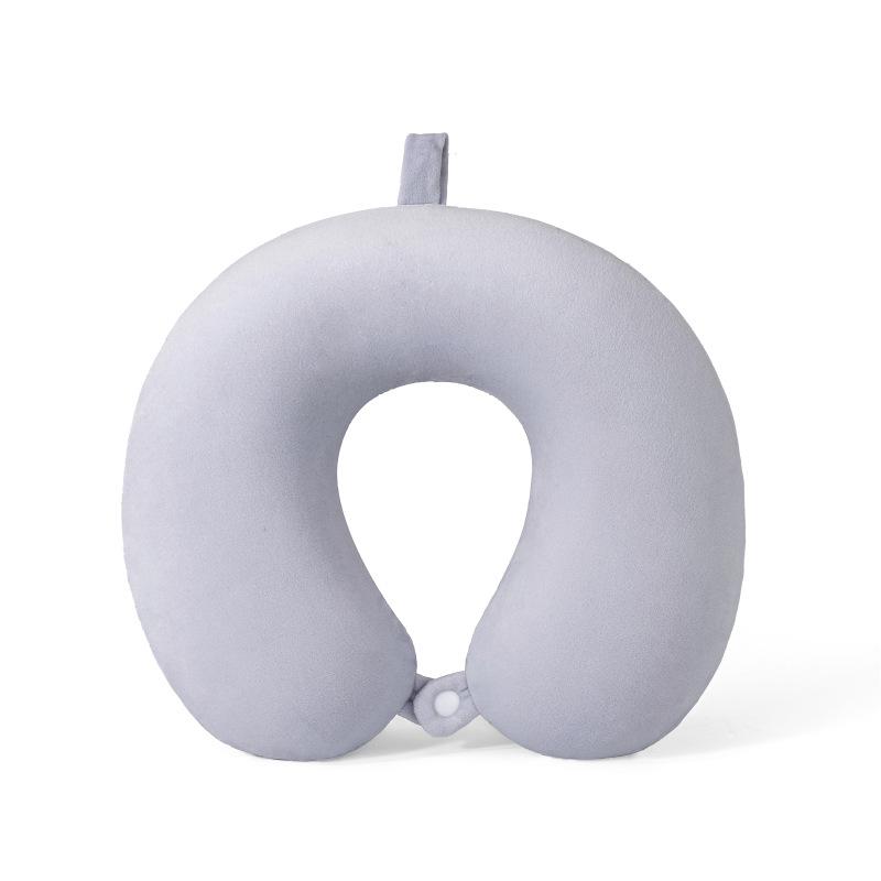 High Density Slow Rebound Memory Cotton Neck Pillow Portable Household Travel U-shaped Pillows 360 ° Surround Support Pads The Jacket Can Be Washed