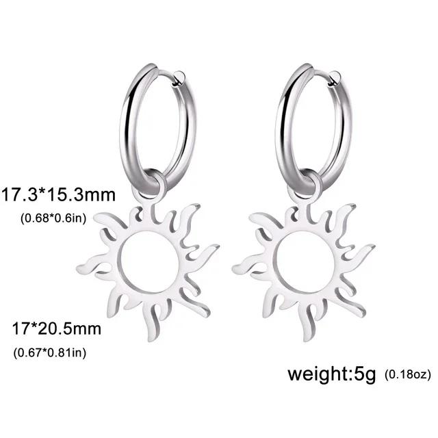 Cazador Cute Flower Drop Earrings for Women 2026 Trending Gold Color Stainless Steel New In Earrings Party Wedding Jewelry Gift
