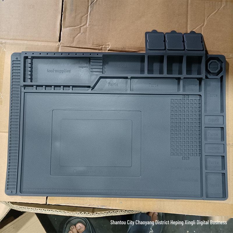 Magnetische Hitzebeständige Silikon-Reparaturmatte zum Löten und für Handyreparaturen