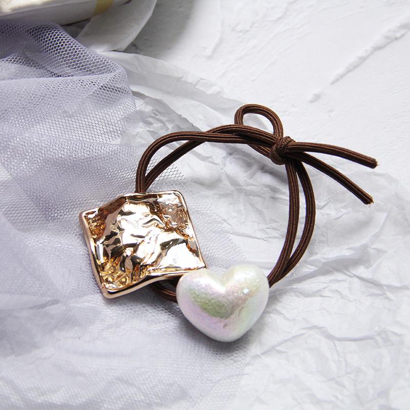 Korean Rhinestone Elegant Scrunchies Women Girls Elastic Hair Rubber Band Accessories Tie Hair Ring Rope Headdress