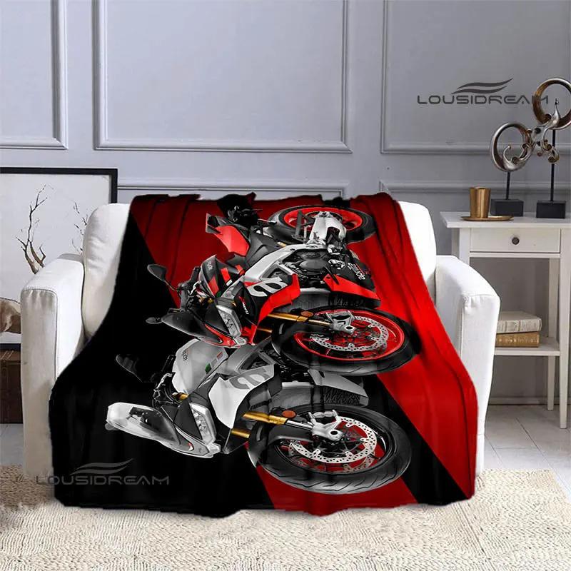 Aprilia Motorcycle Logo Printed Blanket Children's Warm Blanket Soft and Comfortable Blanket Home Travel Blanket Birthday Gift