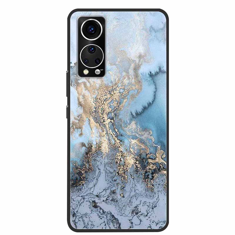 Für ZTE Axon 30 Handyhülle Cover Cooler Wolf Löwe Tiger Schwarzes Silikon Weiche Hülle Für ZTE Axon 30 Rückabdeckung Hülle Axon30 5G Hülle