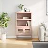 VidaXL Highboard Pink 68x39x123 Cm Steel, Cabinet, Storage Cabinet, Highboard, Sideboard, Tall Cabinet, 853369