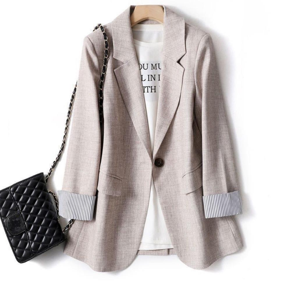 Ladies Long Sleeve Spring Casual Blazer 2026 New Fashion Business Plaid Suits Women Work Office Blazer Women Coats Woman Jacket
