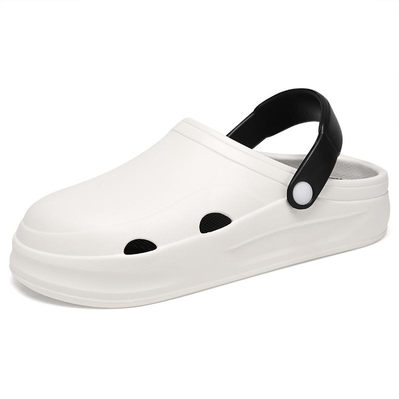 Fashion Summer Fashion Sandals Waterproof Slippers Men Shoes Outdoor Slides Soft Sole Garden Shoes Clogs EVA Beach Sandals Home Slippers