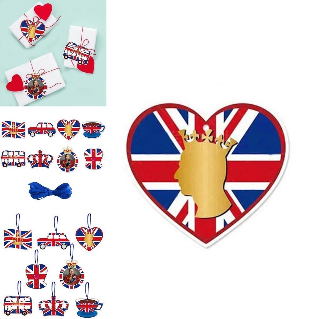 König Charles III. Krönungsfeier Dekorative Hängeelemente