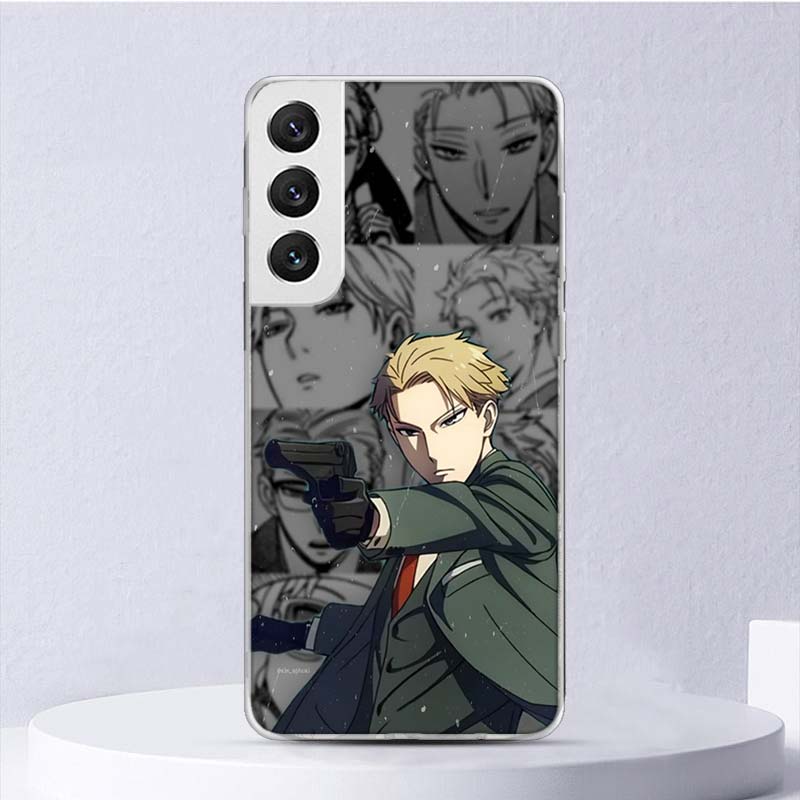 Anime SPY×FAMILY Soft Case For Samsung Galaxy S22 S21 Ultra S20 FE S10 Plus Phone Cover S9 S8 + S10E S7 Edge S6 Funda Coque