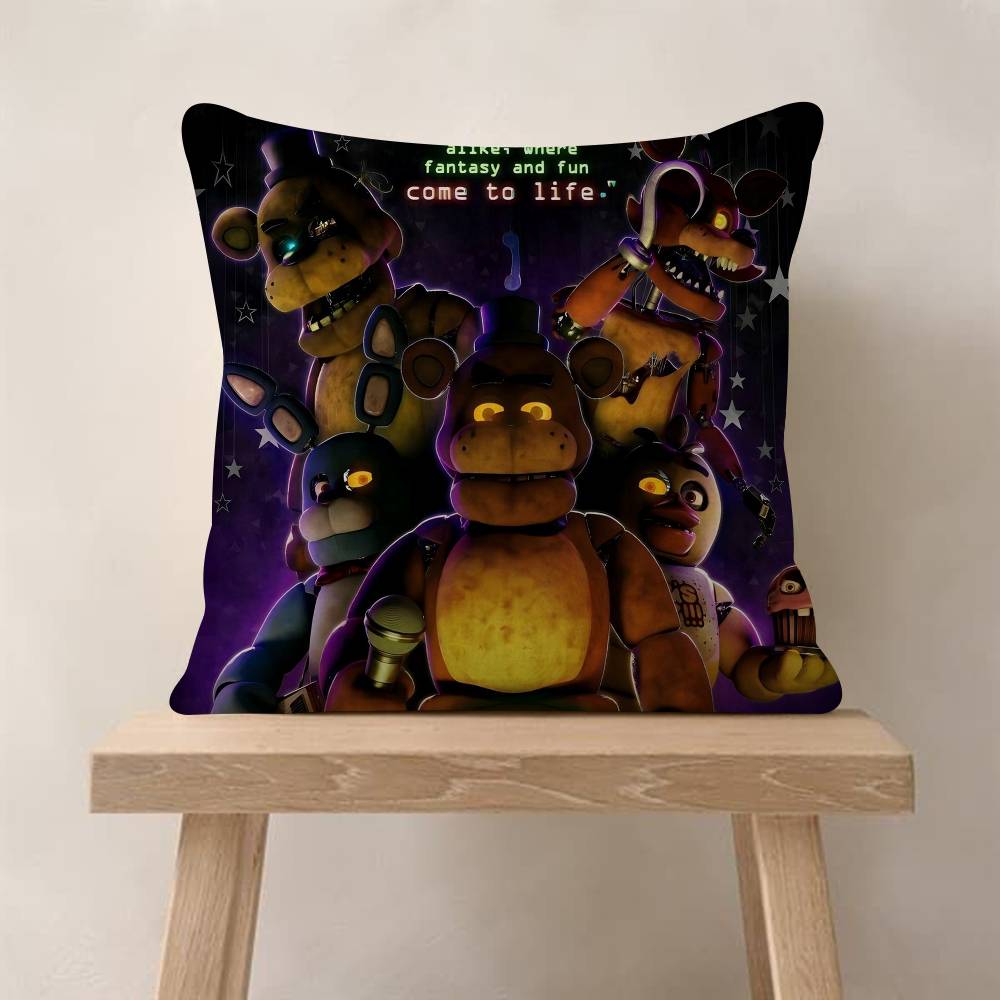 Fnaf Five Nights At Freddys M Pillowcase Toon Gift Cushion Cover Bedroom Home Sofa Chair Seat Decor Pillow Case