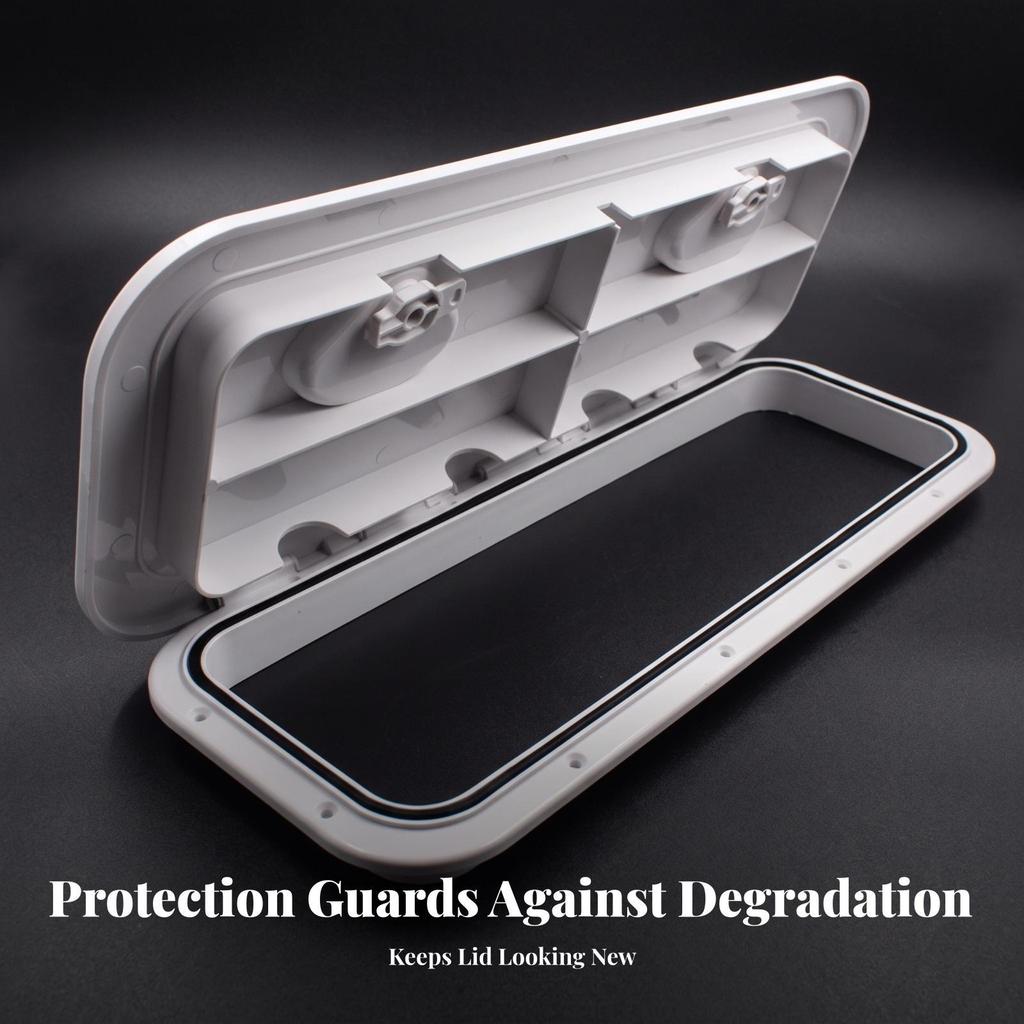 Marine Hatch Cover with Frame Flush Mount Boat Deck Gasket Heavy Duty