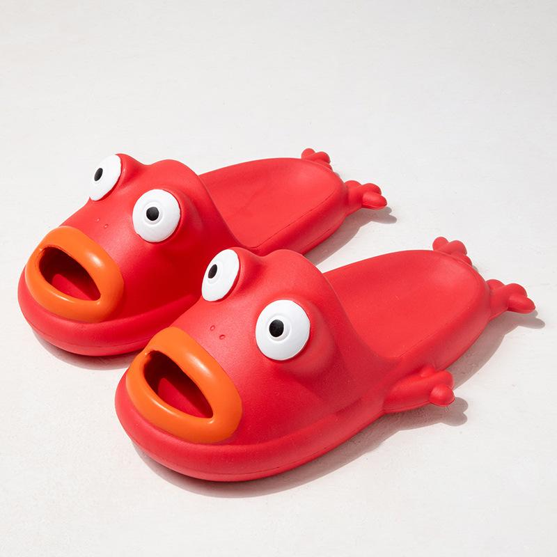 Cute Frog Slides for Men and Women Slippers Breathable Sandals Women's and Men's Shower Shoes Comfort Cloud Soft Slides