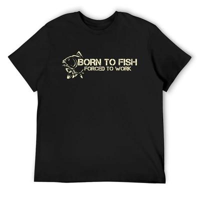 Born To Fish T-Shirt Anime Figures Luxury T-shirt Cute Clothes Designer T Shirt Men
