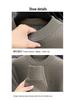Men's Wool Knit Sweater with Fleece Lining - Thickened, Round Neck, Loose Casual Style, Warm Layer