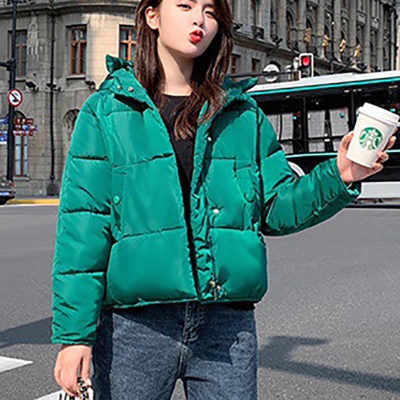 IELGY Neue Winter Daunen Kurz Kurz Brot Jacke Koreanische Version von Dicke Kleine Baumwolljacke Locker Gepolsterte Jacke