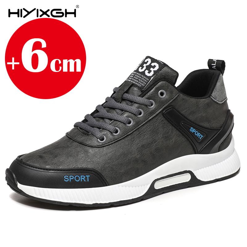Zimní boty do výtahu Boty zvyšující výšku pro muže Tenisky Vysoké Zvyšující výšku Teplé Boty zvyšující výšku Vložka 6CM